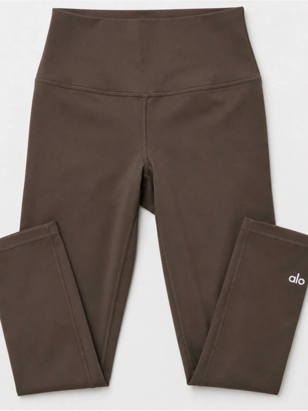 Alo Yoga Gloss Air Lift High Waist Leggings Brown Small Womens